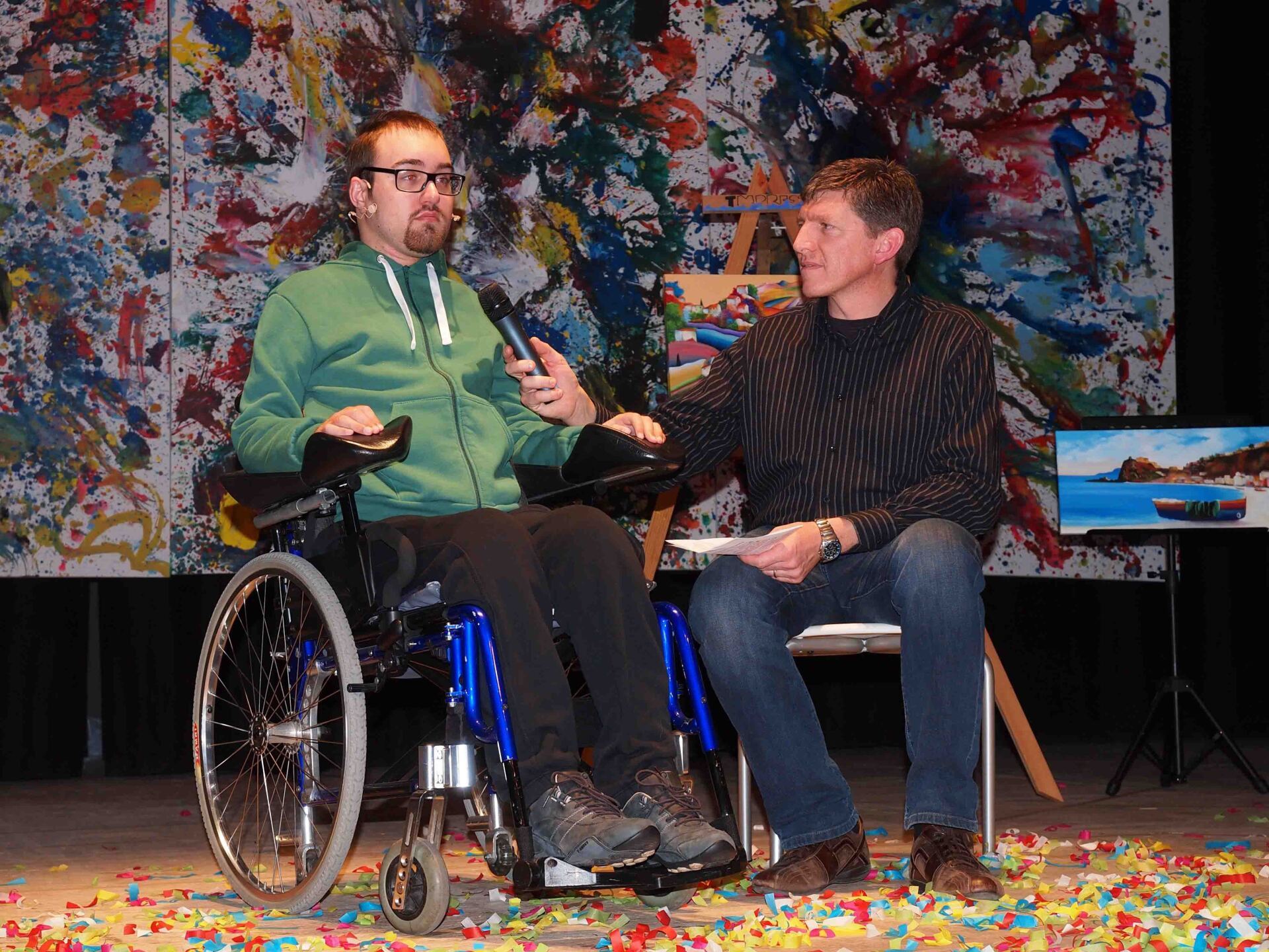 Intervista spettacolo 2011 La Rosa Blu Odv