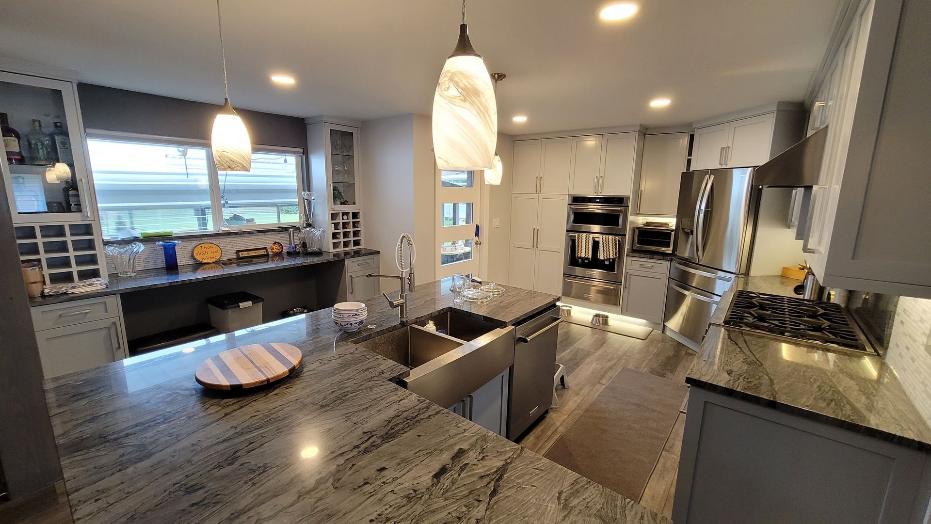 Madison Everett custom kitchen cabinets — island
