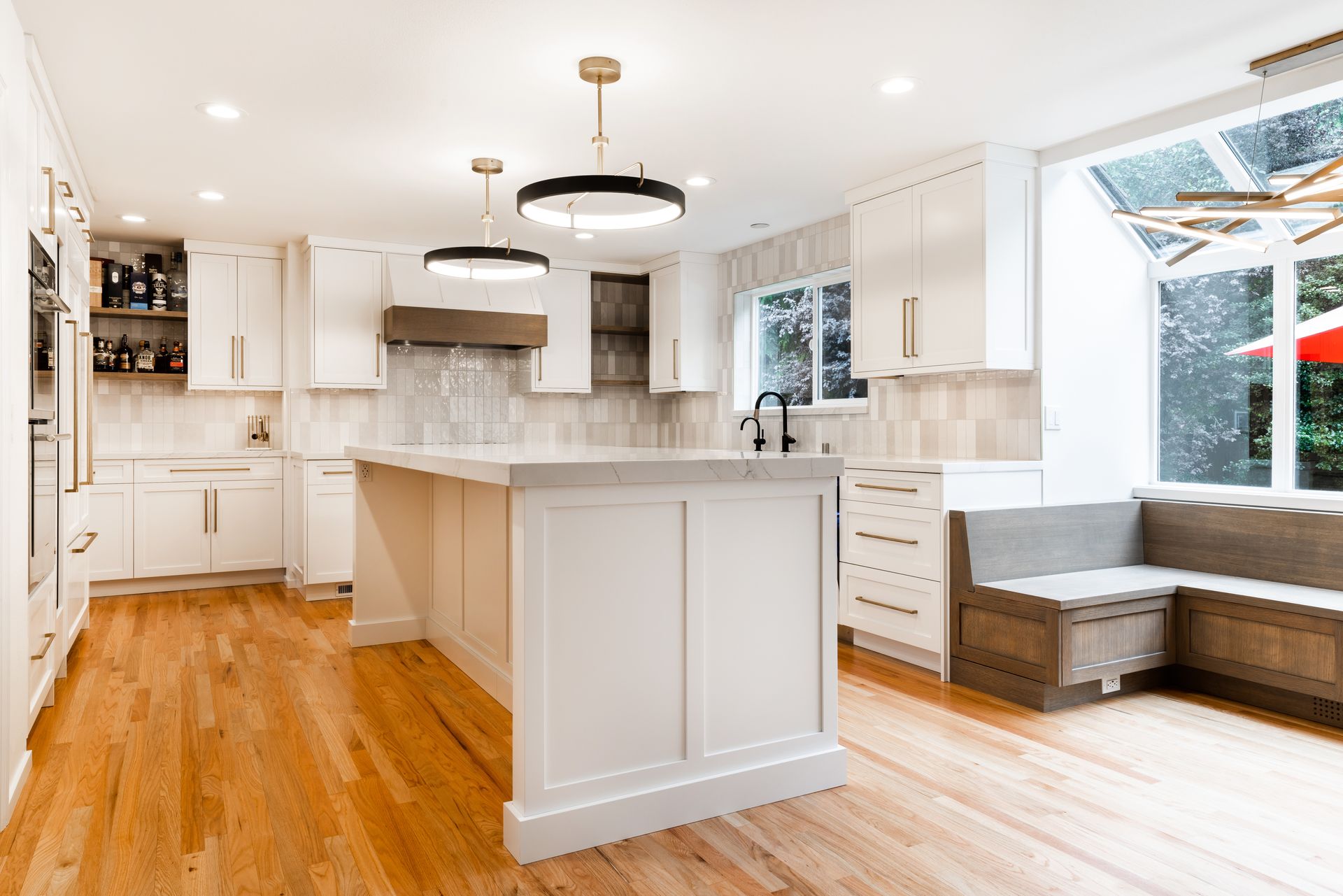 Mill Creek custom kitchen cabinets - island