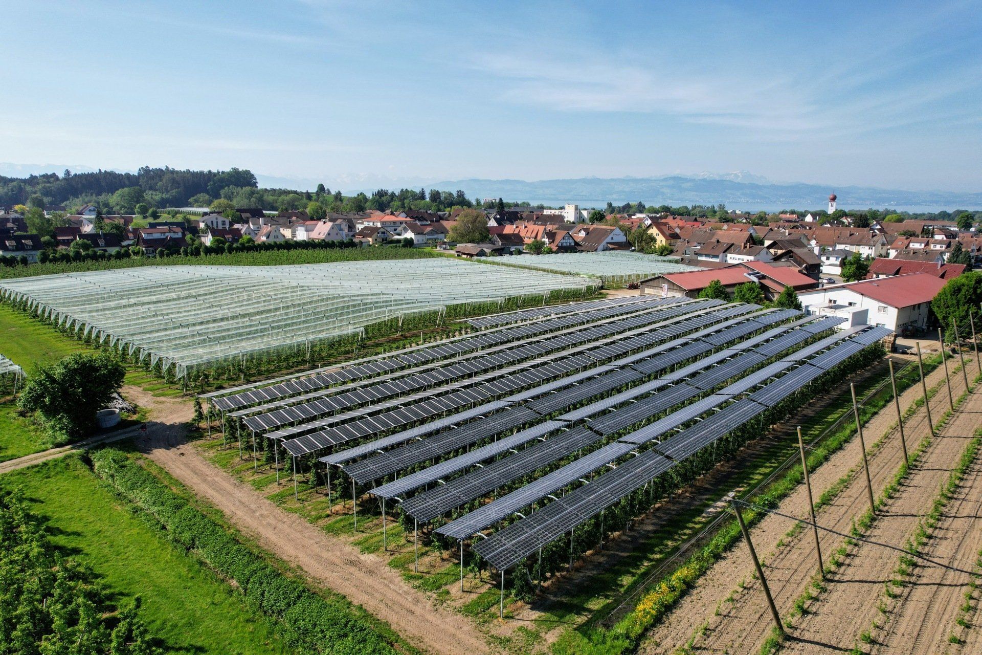 Äpfel, Akzeptanz, Anlagendesign, aufgeständerte Unterkonstruktion, Bewirtschaf-tung, Direktvermarktung, doppelte Landnutzung, Dürreschäden, Eigenstromver-brauch, Energiewende, Ertragsprognose, Flächendruck, Flächeneffizienz, Folienüber-dachung, Frostschäden, Genehmigungsprozesse, Hagelschäden, Hagelschutznetze, intensive Ackerkulturen, Klimawandel, Landschaftsästhetik, Landschaftsattraktivität, Landschaftsschutz, landwirtschaftliche Hauptnutzung, Lichtverfügbarkeit, Marktfähig-keit, Naturschutz, Fotosynthese, Pilotanlagen, privilegierte Vorhaben, ressourceneffi-ziente Landnutzung, Semitransparent, Sonnenbrand, Starkregen, Strombörse, Syner-getische Integration, Tracker, Wassermanagement, Wasserverfügbarkeit, zusätzliche Solarstromproduktion, zusätzliches Einkommen, EEG-Förderung, Ertragssteigerungen, Beeren, Wein, Gemüse, Modulbreite, Bilanzkreis, Ackerkulturen, Gesamtproduktivität, anzulegender Wert, dienende Funktion, Netzbetreiber, Ernteausfälle, zusätzliche Ein-kommensquelle, Reihenabstand, gartenbauliche, Kulturen, Sonderkulturen, lichte Hö-he, überragendes öffentliches, Interesse, Rammung, Erzeugungsprognose, Über-schusseinspeisung, Marktpreis, Neigungswinkel, Wechselrichter, Fernsteuerbarkeit, Bodenversiegelung, fixe Einspeisevergütung, Marktprämie, Flächendruck, PV, Photo-voltaik, Solar, PV-Anlage, Photovoltaik-Anlage, Photovoltaik Anlage, AgriPV, AgriPV, Agrar-PV, Agrar-PV, Agrar-Photovoltaik, Agrar Photovoltaik, Module, Unterkonstrukti-on, Landwirtschaft, Land, grün, Bauern, Obstanbau, Obst, Energie, erneuerbare Ener-gie, PV, Carports, Tracker, geführt, statisch, Deutschland, PV-Firma, PV Firma, Agrar, Pflanzenkultur, Himbeere, Wein, Obst, Apfel
