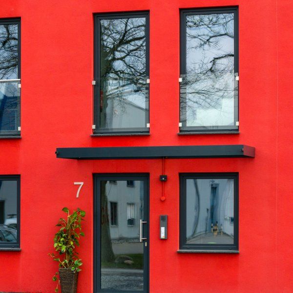 Vordach Glas Edelstahl