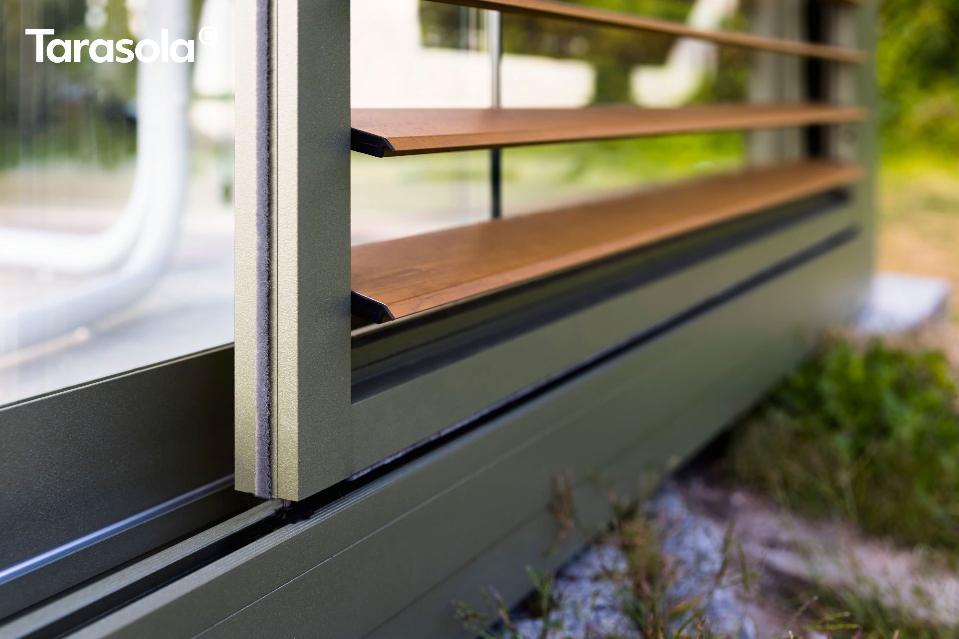 Schiebewand Wintergarten Holz