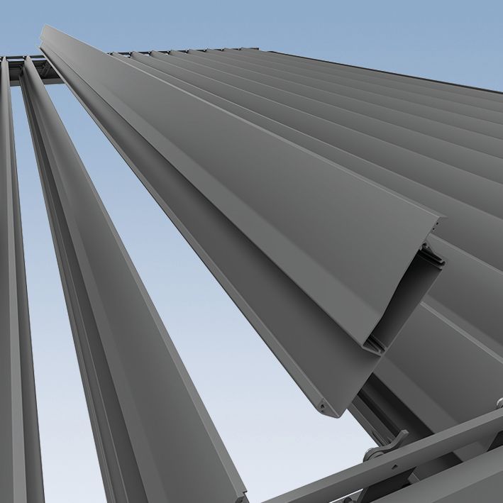 Clima Qbus Lamellendach Aufbau