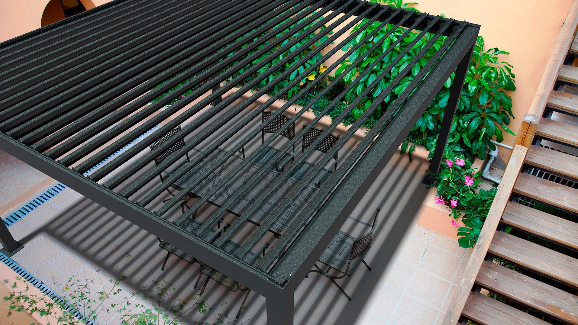 clima qbus Lamellen Pergola Hamburg