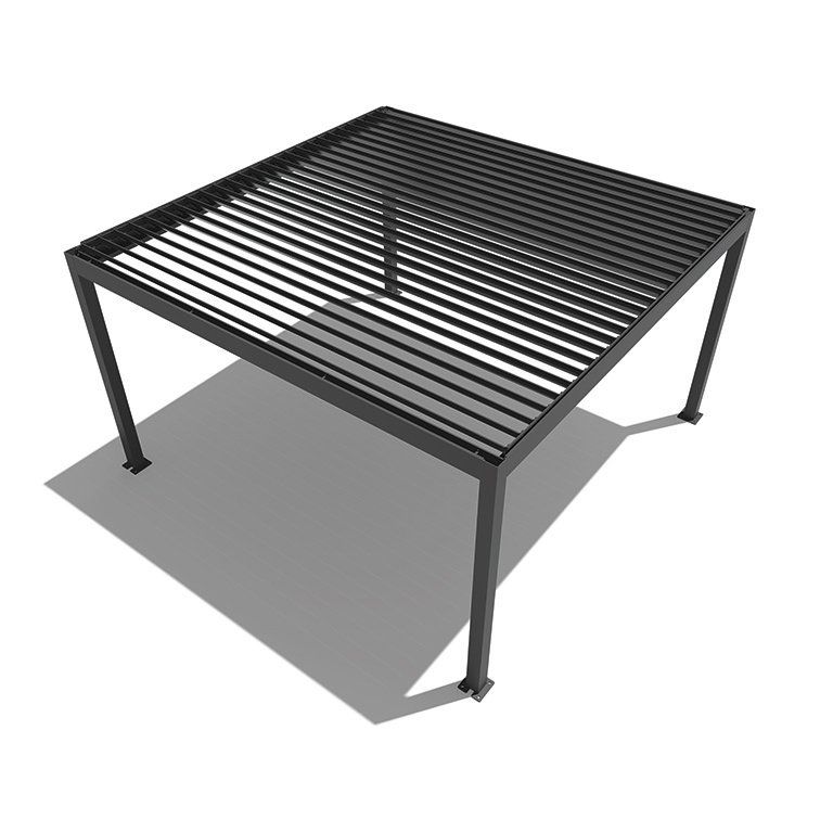 Clima Q.bus Lamellendach Technische Zeichnung