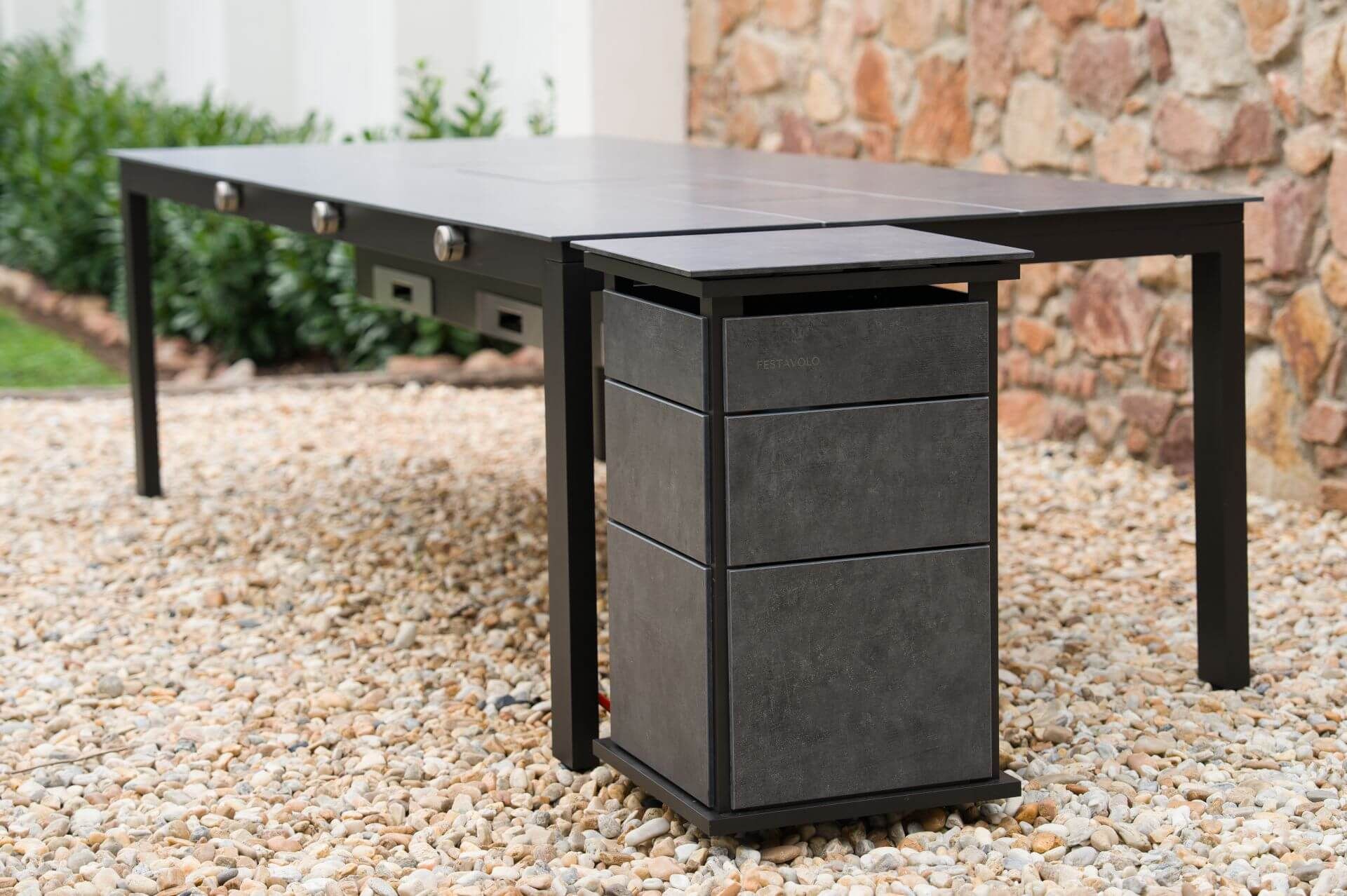 Gasflaschenschrank Festavolo Gasgrill