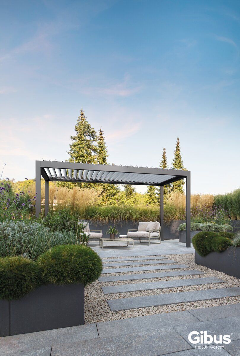 Premium Lamellendach Gibus Sankt Peter Ording