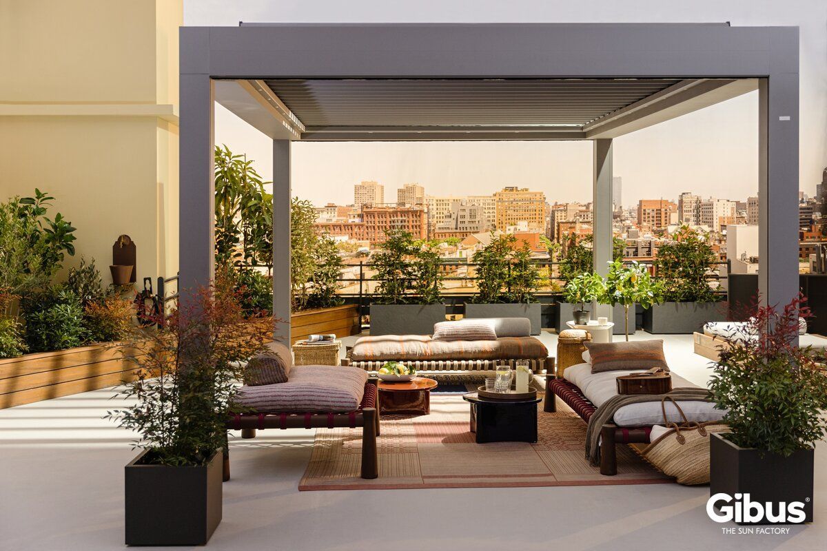 Lamellendach Gastronomie Hamburg