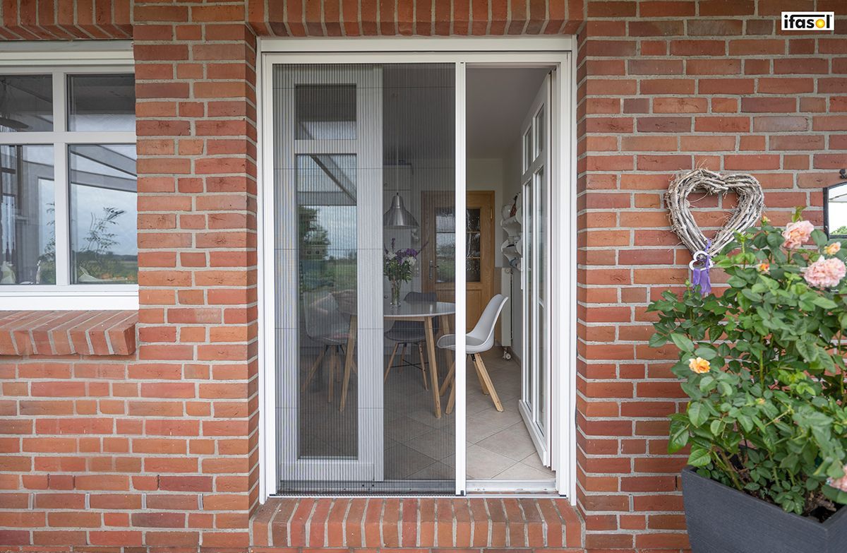 Plissee Insektenschutz Terrassentür