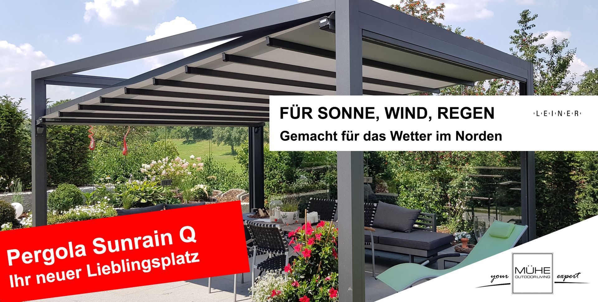 Leiner Sunrain Q Pergolamarkise Hamburg Angebot