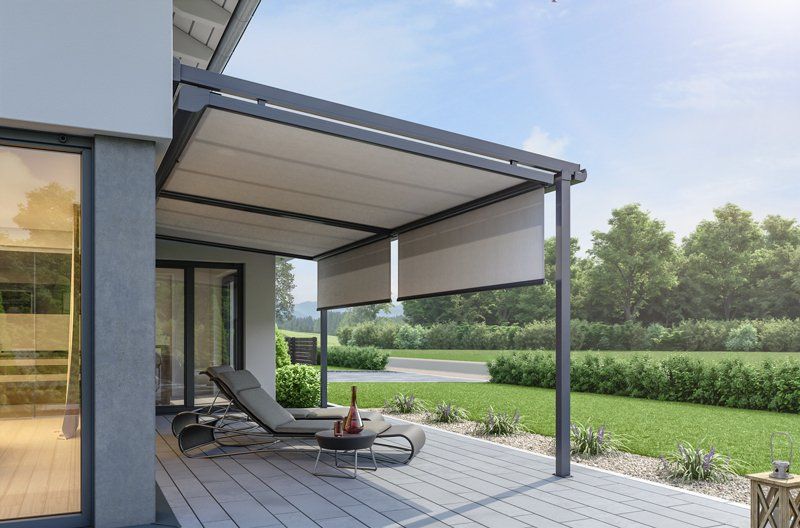Markise für Terrassenüberdachung und Wintergarten Hamburg