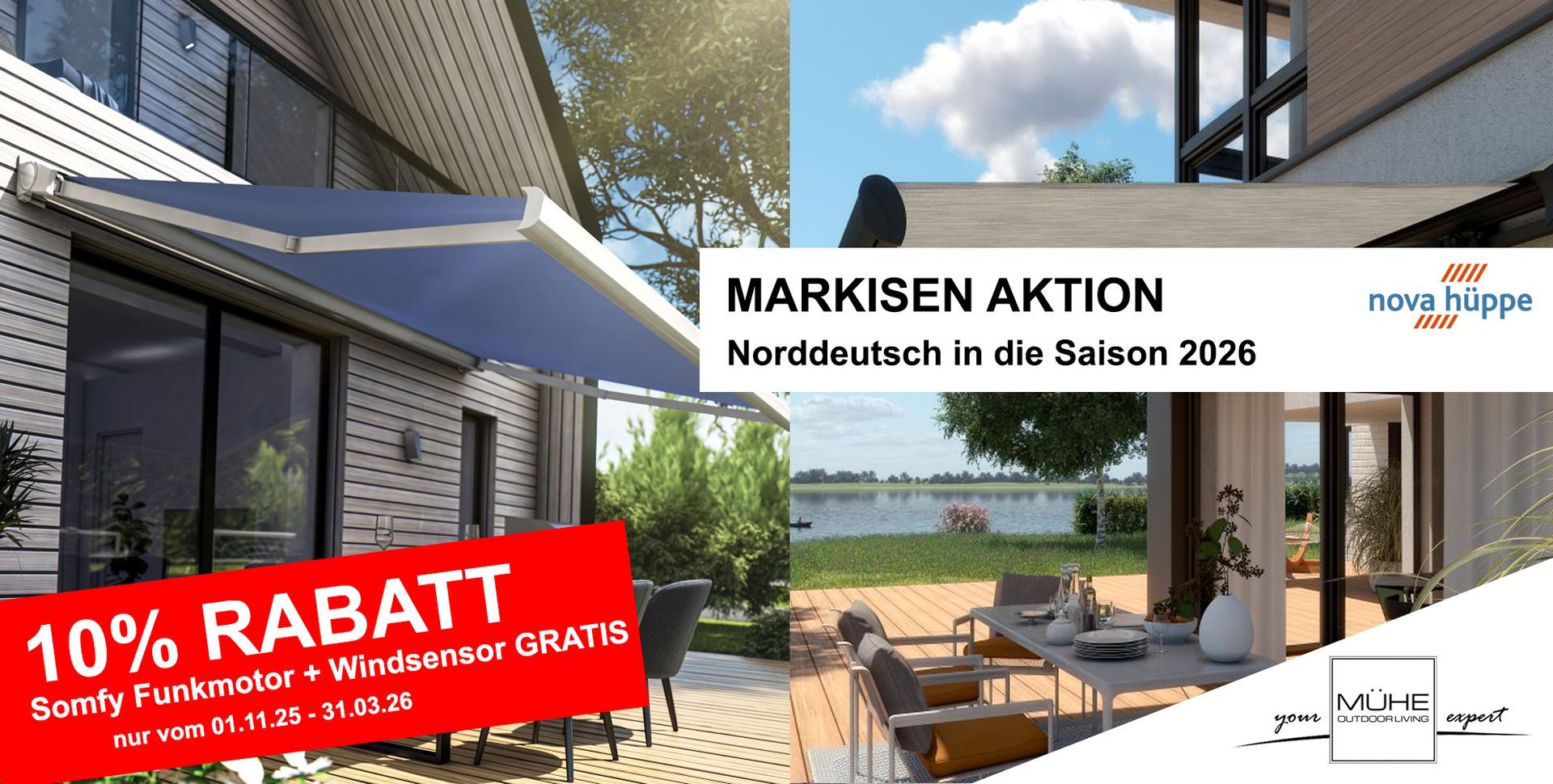 Nova Hüppe Markisen online bestellen