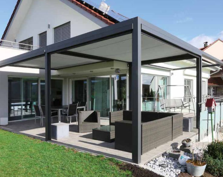 Pergola kubisches Design Pinneberg