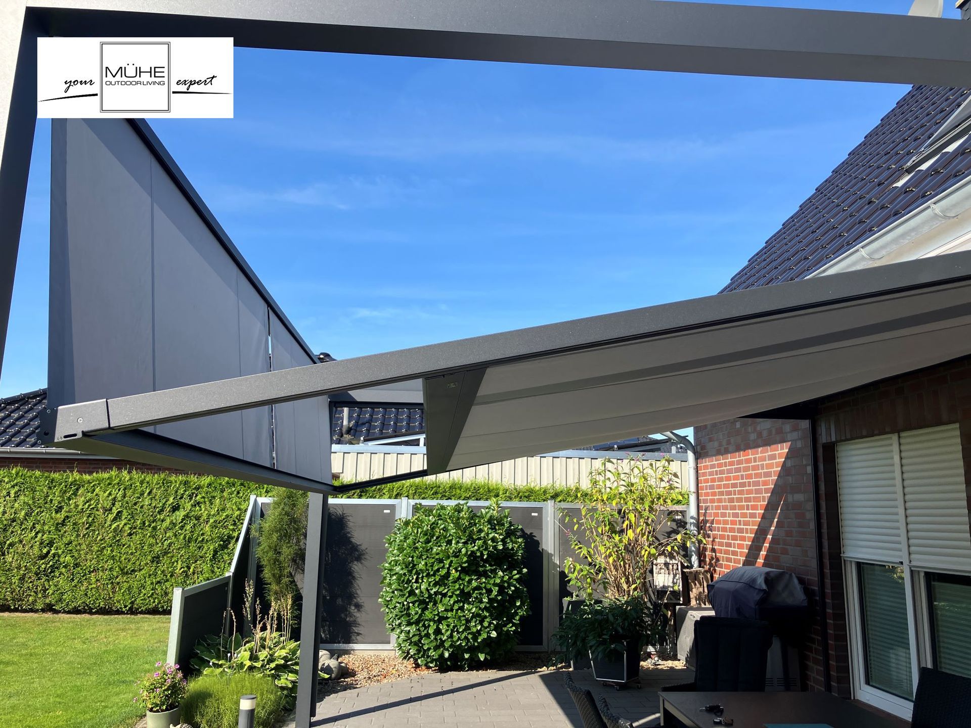 Pergola-Markise Qbus Altes Land Nova Hüppe Fachhändler