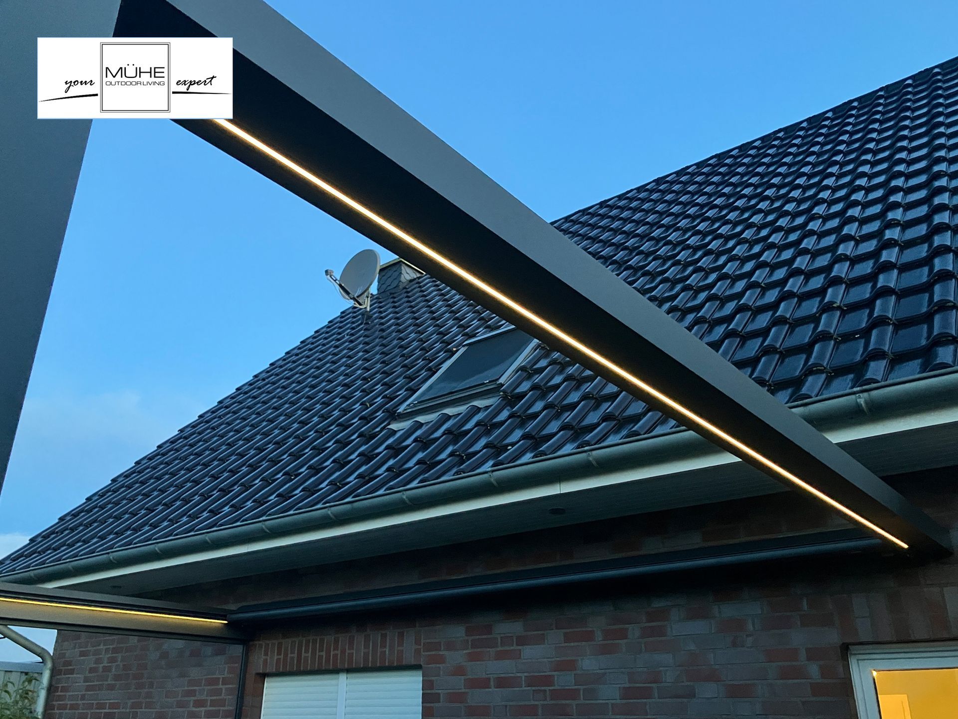 NovaLight LED Beleuchtung Qbus Pergola Markise