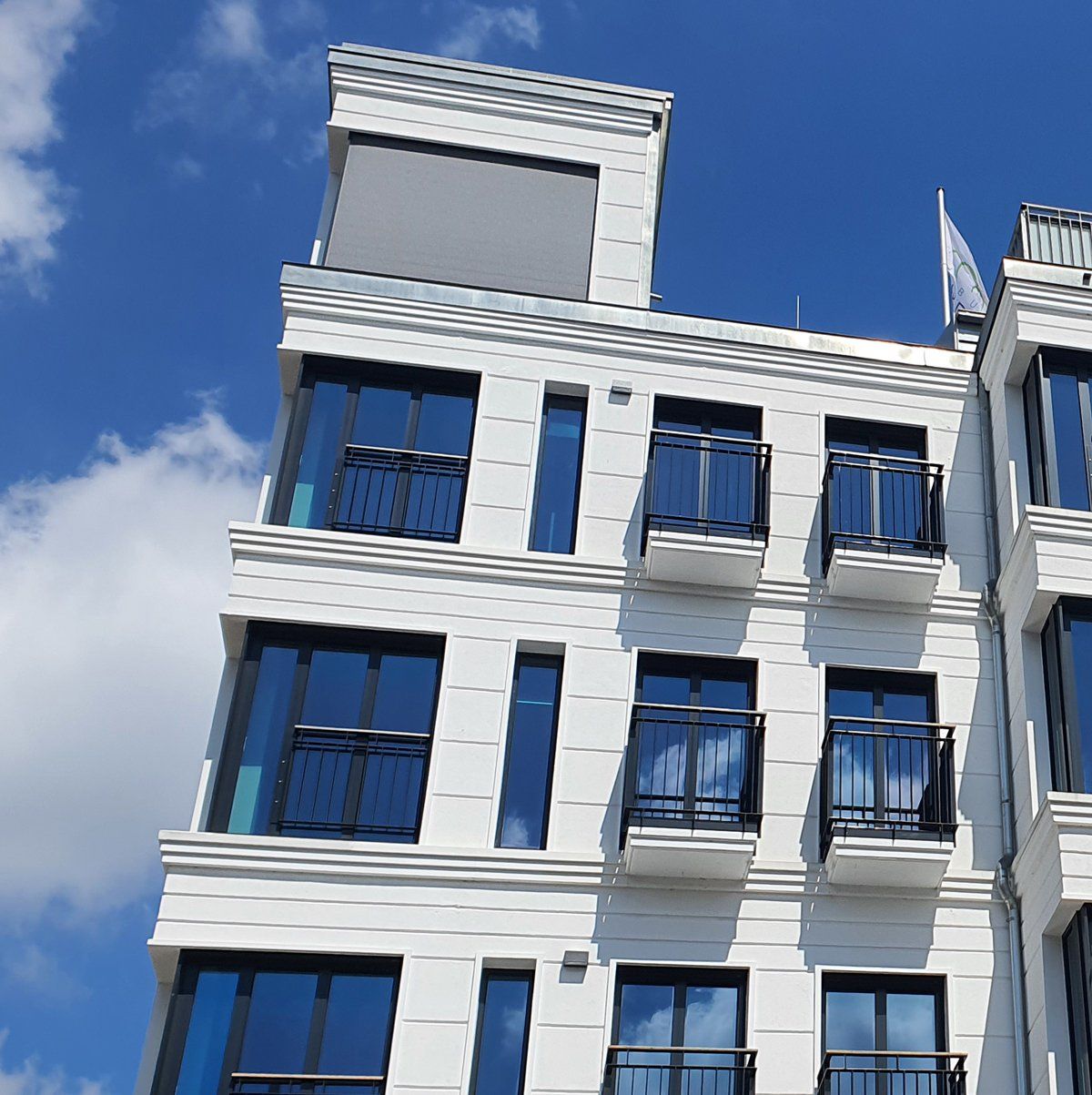 Senkrechtmarkisen für Büro Gewerbe Hamburg