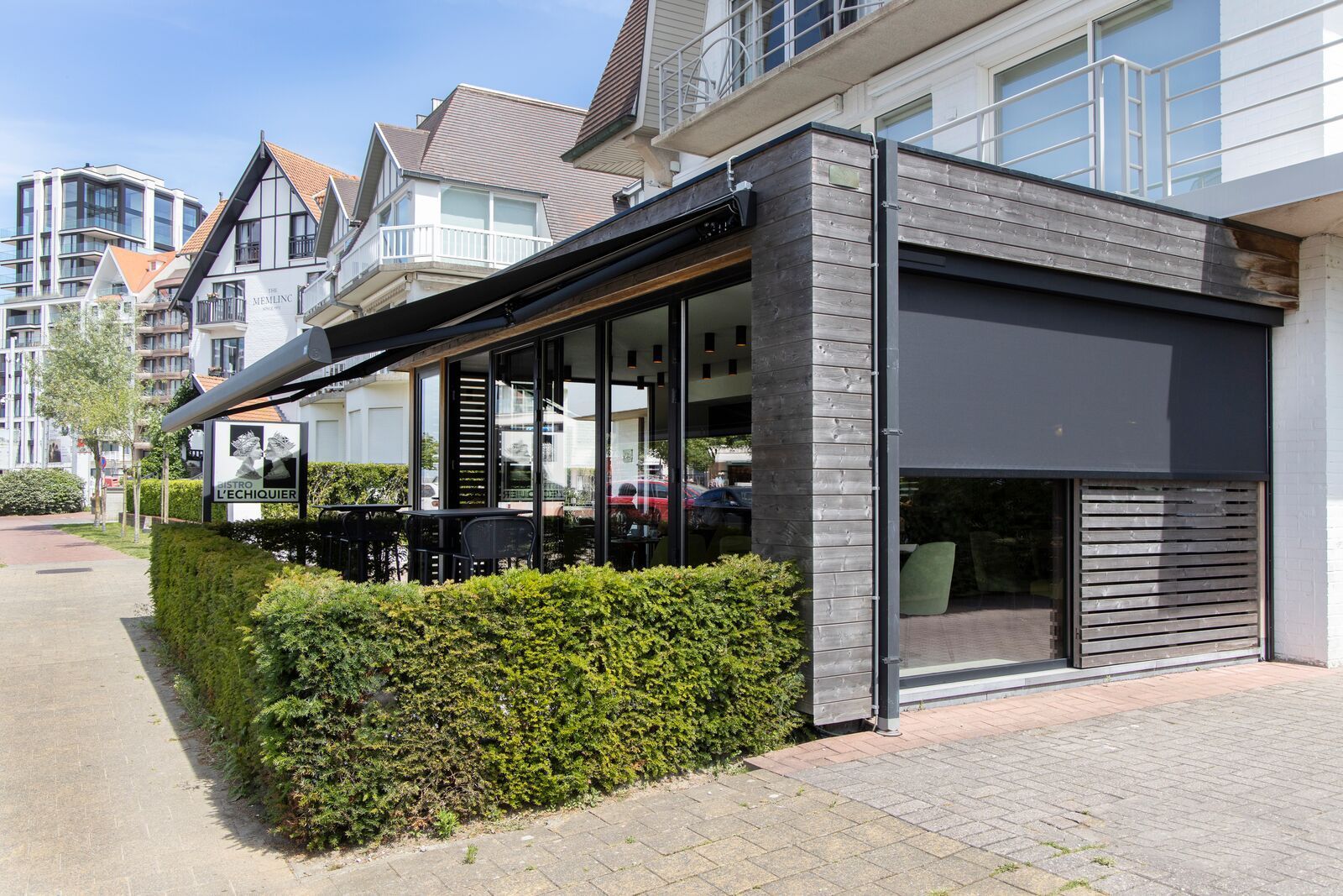 Sonnenschutz für Restaurant Hotel in Hamburg