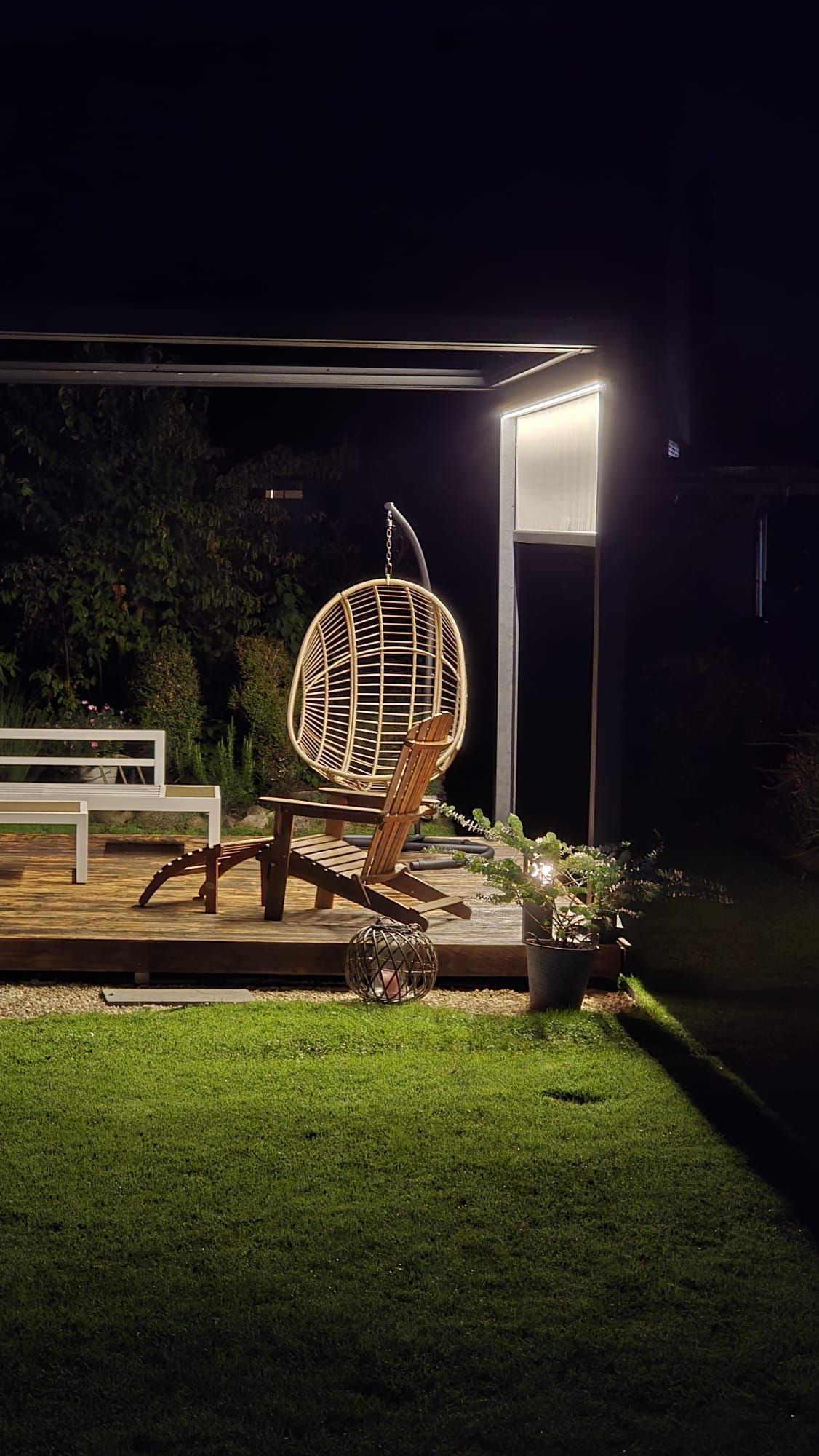 Senkrechtmarkise SZ15 SZ11 Nova Light LED Beleuchtung