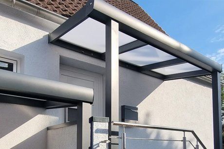Aluminium-Sichtschutz in Hamburg Vordächer aus Aluminium Edelstahl Glas in Hamburg kaufen