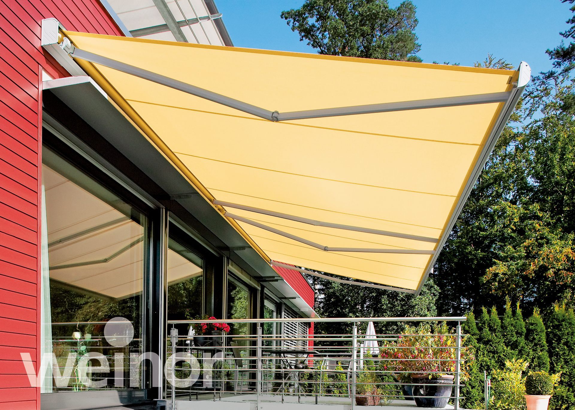 Große Weinor Markise in Hamburg für Restaurant Cafe kaufen