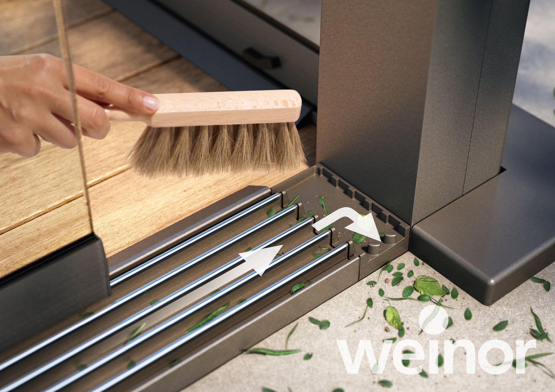 W17easy Glas-Schiebetür Wintergarten Weinor Elmshorn Pinneberg