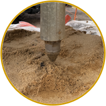 Sondieren ohne zu bohren. Mit dem Schubloch statt dem Bohrloch