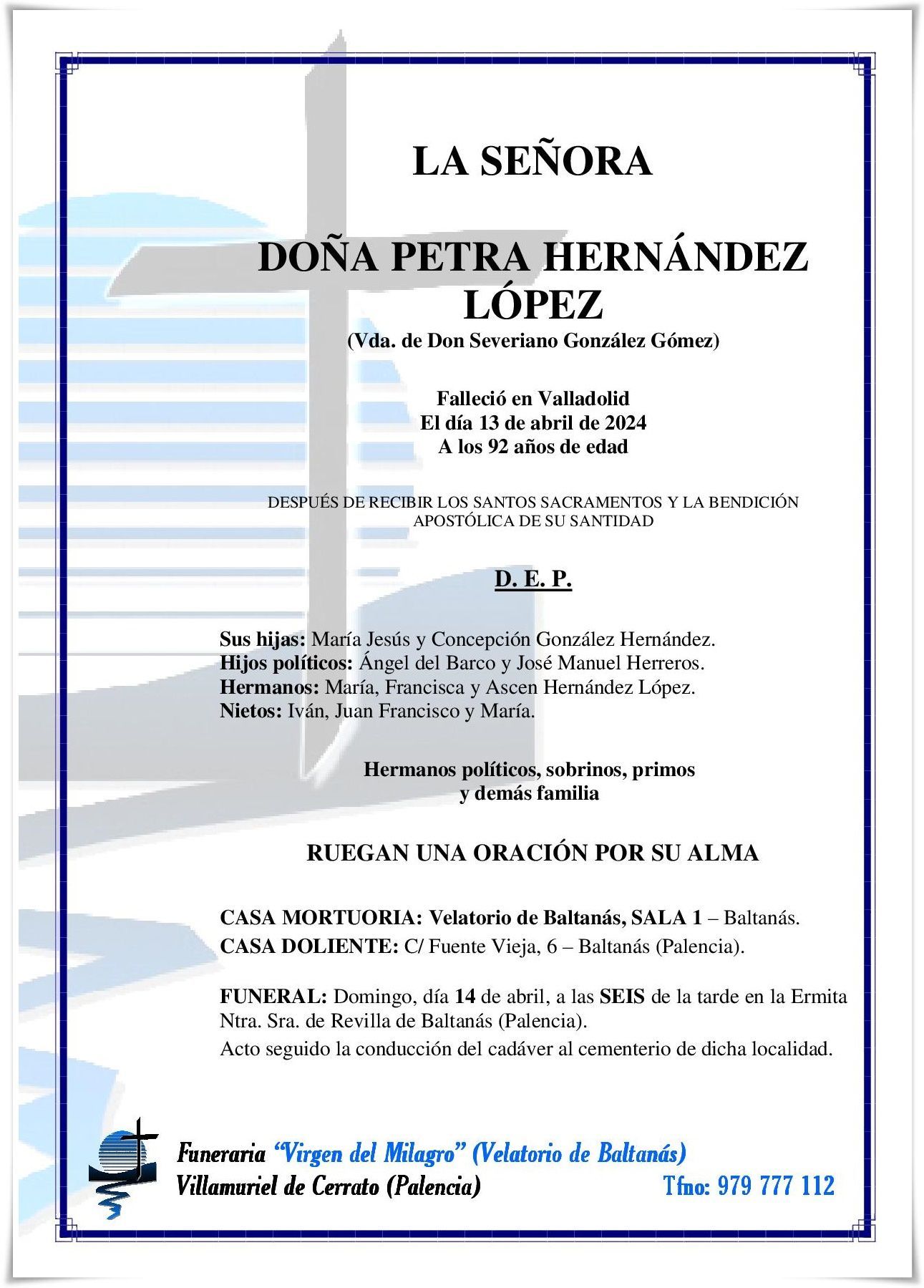 Doña Petra Hernández López