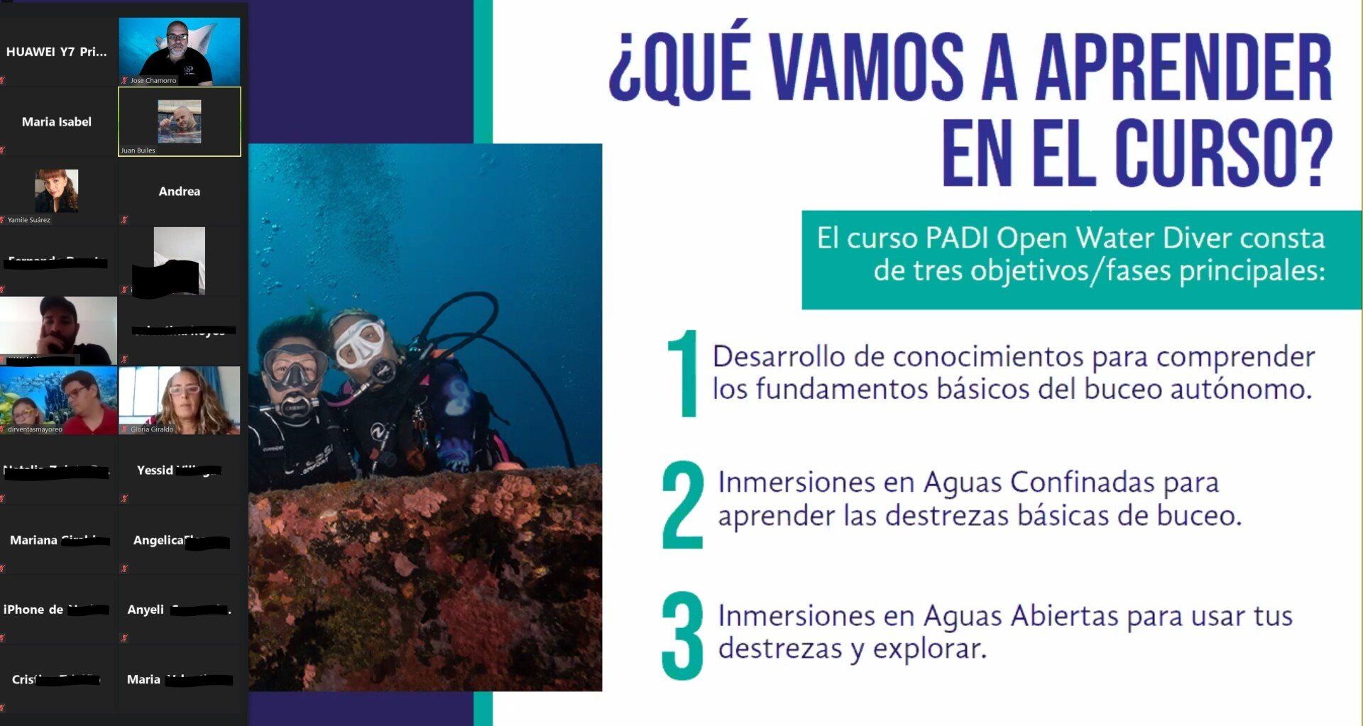 Presentacion curso open water diver Cursos de buceo Travel & Diving
