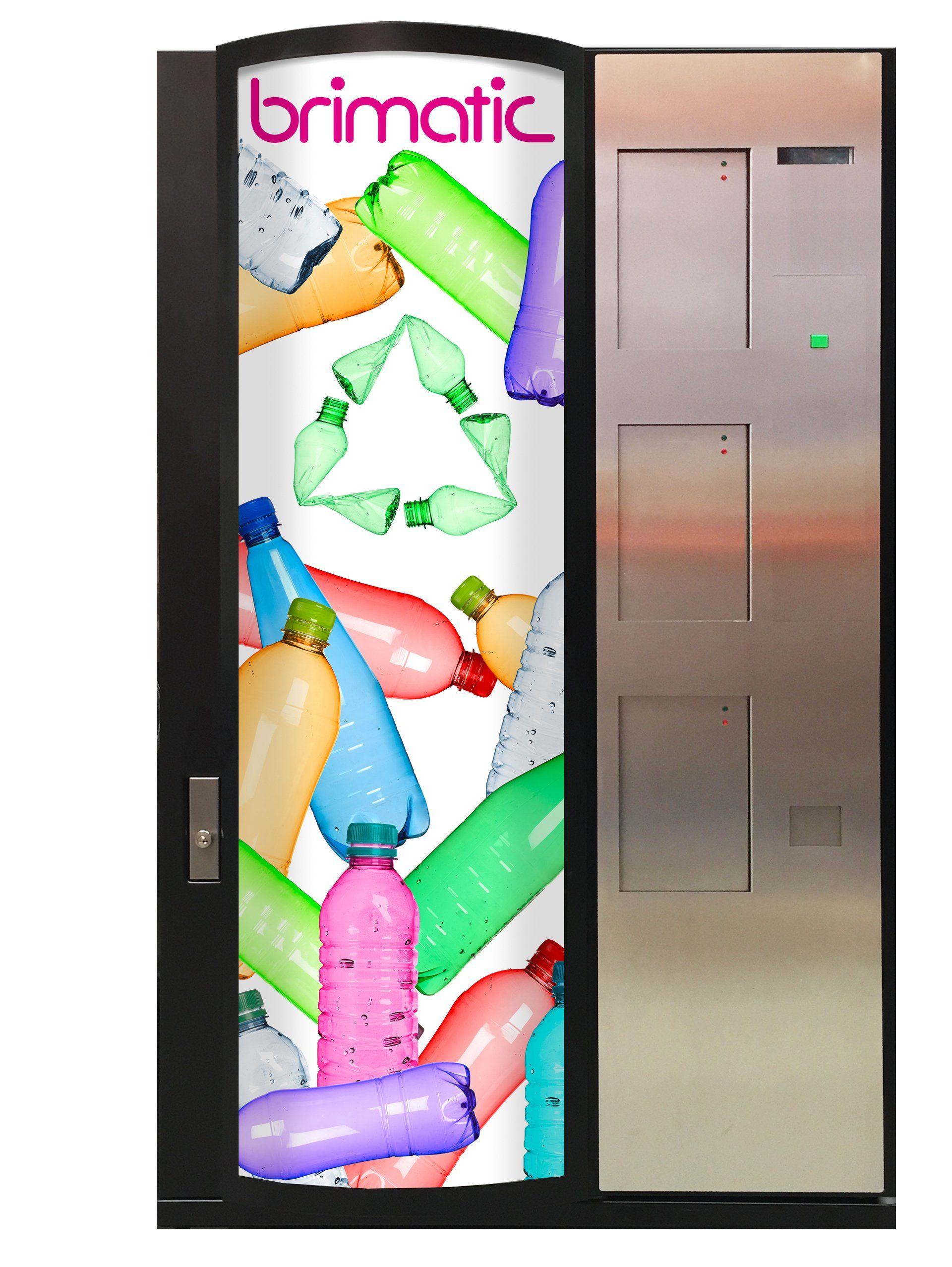 verschiedene Designvarianten und Annahmemöglichkeiten Rücknahme Getränke Flaschen