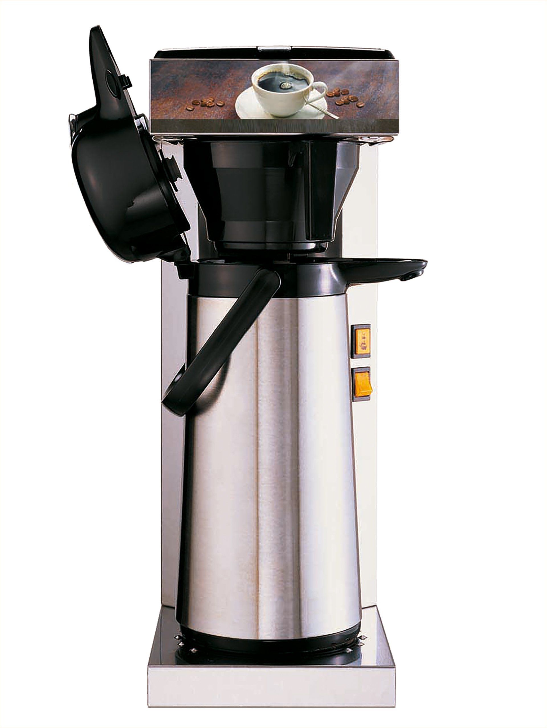 Filterkaffee Kanne Pumpkanne Konferenz Meeting schnell aromatisch