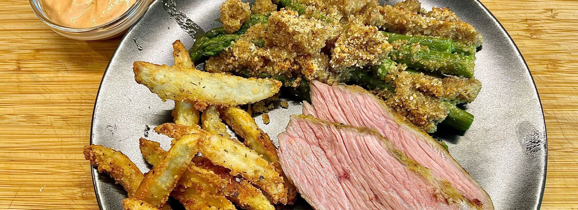 Kalbstafelspitz mit Orangen Senf Kräuter Marinade Kalbstafelspitz mit Orangen Senf Kräuter Marinade