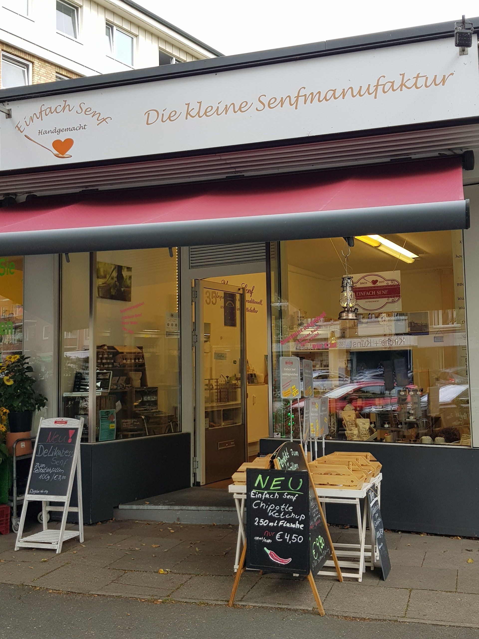 Bild: Geschäft von Einfach Senf - Die kleine Senfmanufaktur, Mundsburger Damm 35, 22087 Hamburg