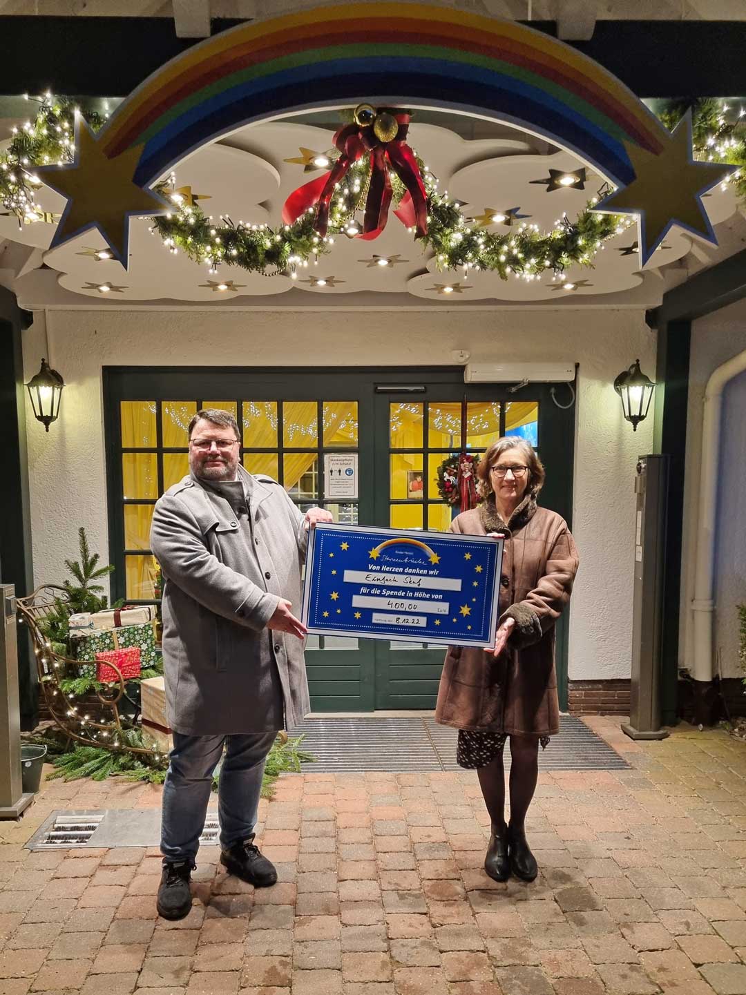 Spendenübergabe an das Kinder-Hospiz Sternenbrücke Spendenübergabe an das Kinder-Hospiz Sternenbrücke