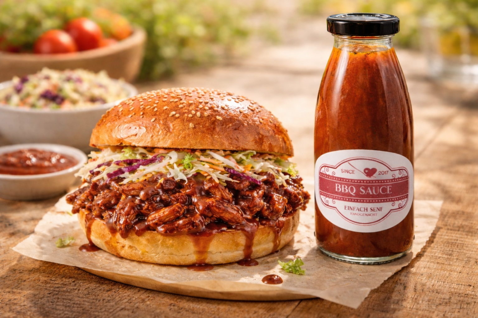 BBQ Sauce Serviervorschlag