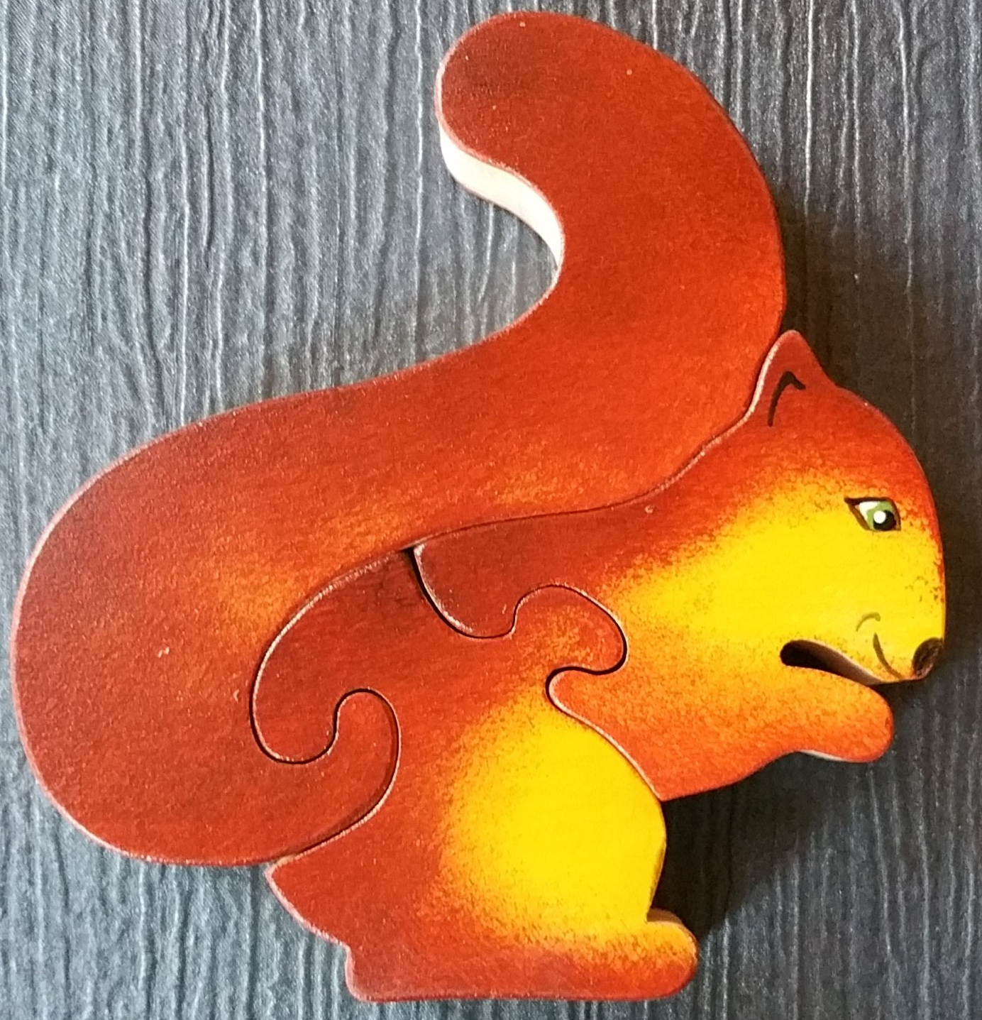 puzzle animal écureuil bois artisanal