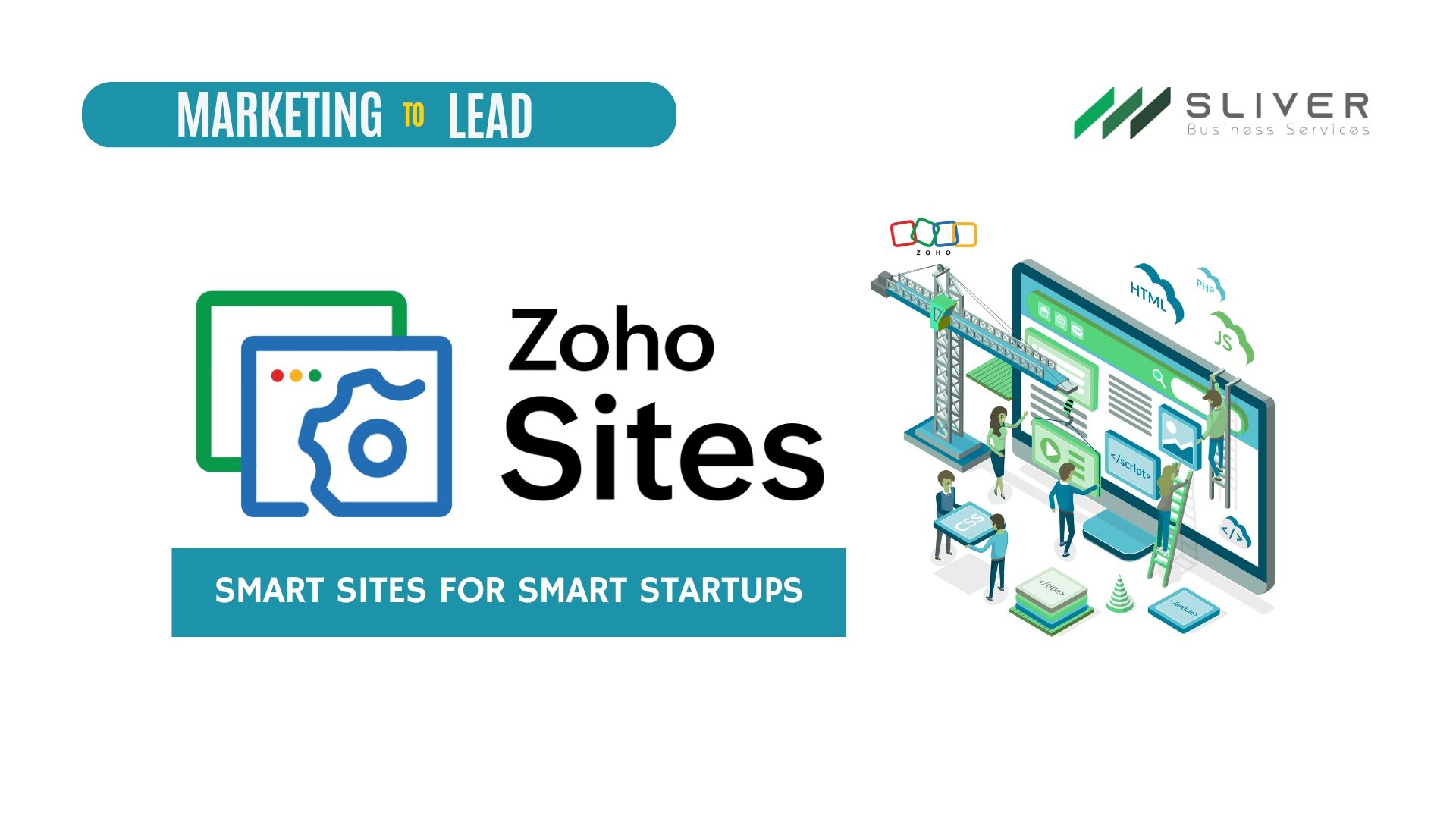 Build a high-converting website with Zoho Sites—your first step in the Marketing to Lead journey.