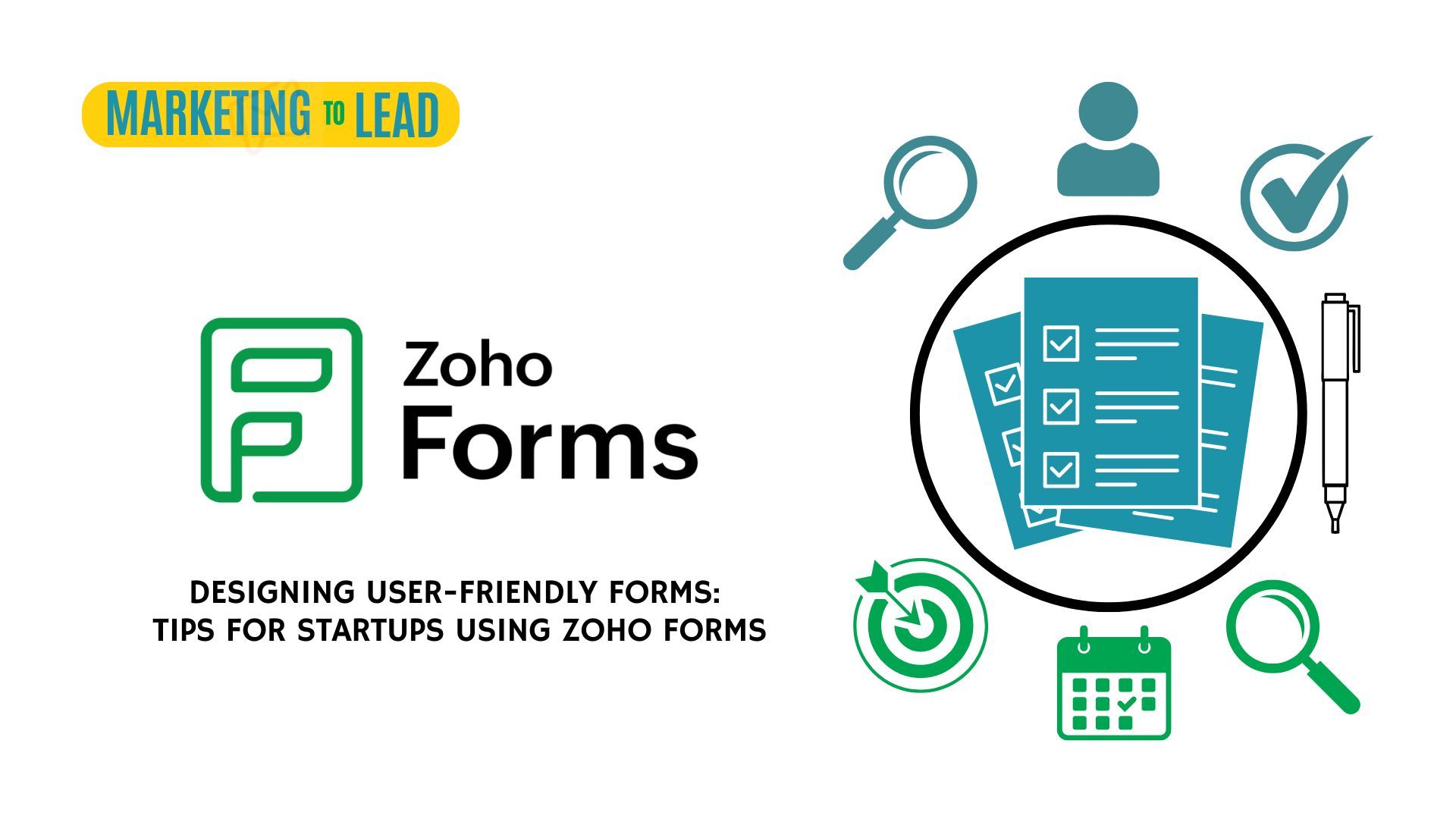 Tips for Startups: Capturing Leads using Zoho Forms