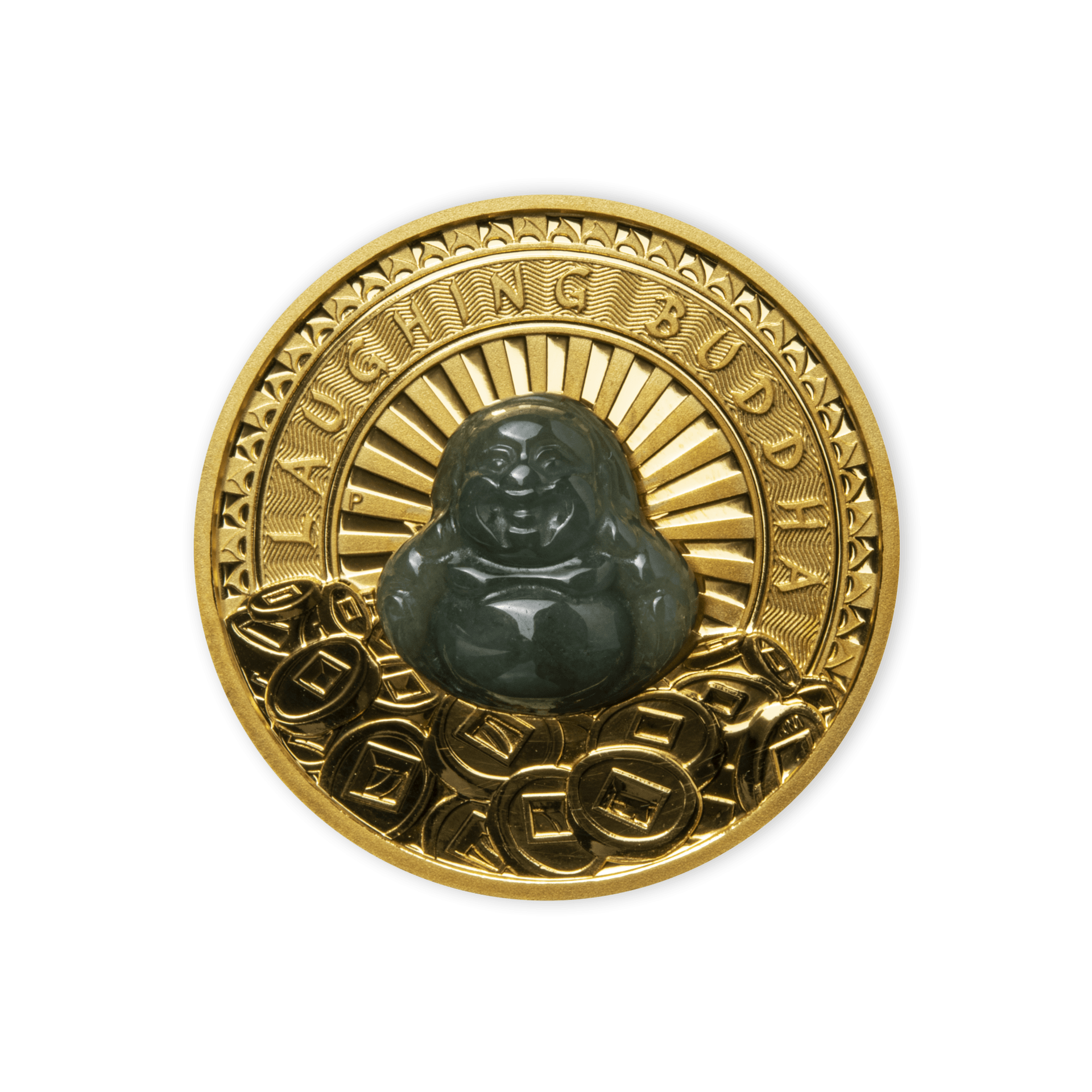 1 oz Gold Jade Buddha 2021