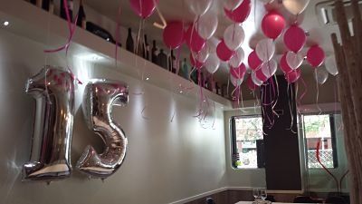 Globos fiesta 15 años