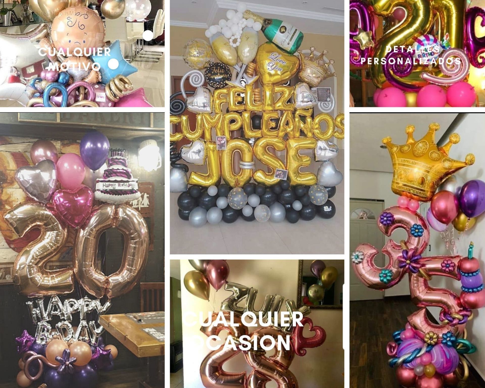 Globos a domicilio