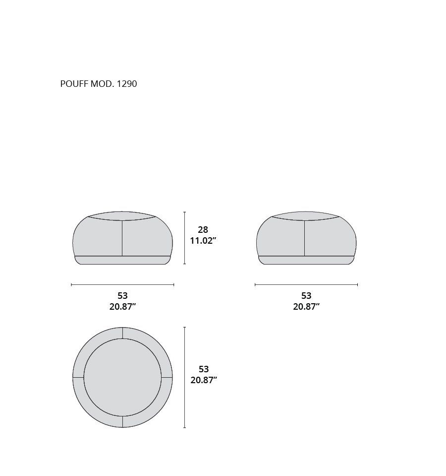 Pouff mod. 1290 tecninova Pouff mod. 1290 tecninova