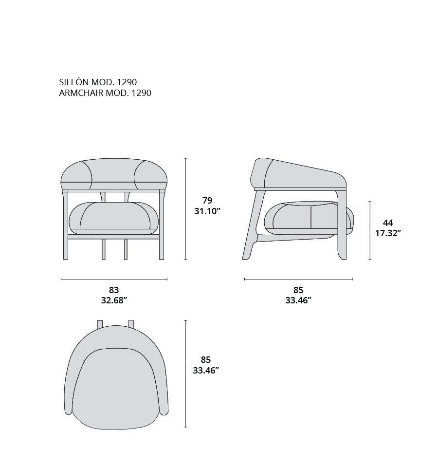 Sillón mod. 1290 tecninova Sillón mod. 1290 tecninova