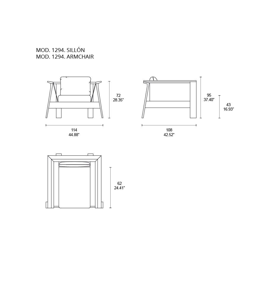 MOD. 1294 sillon MOD. 1294 sillon