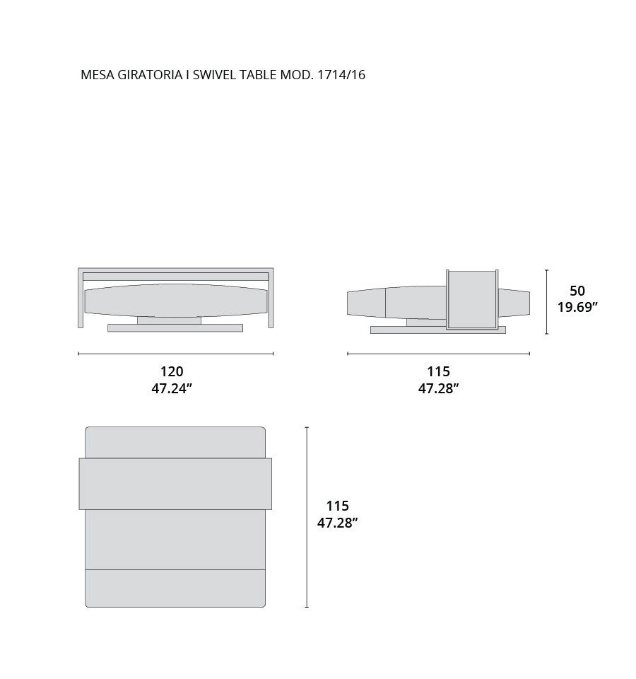 mesa giratoria mod. 1714 tecninova mesa giratoria mod. 1714 tecninova