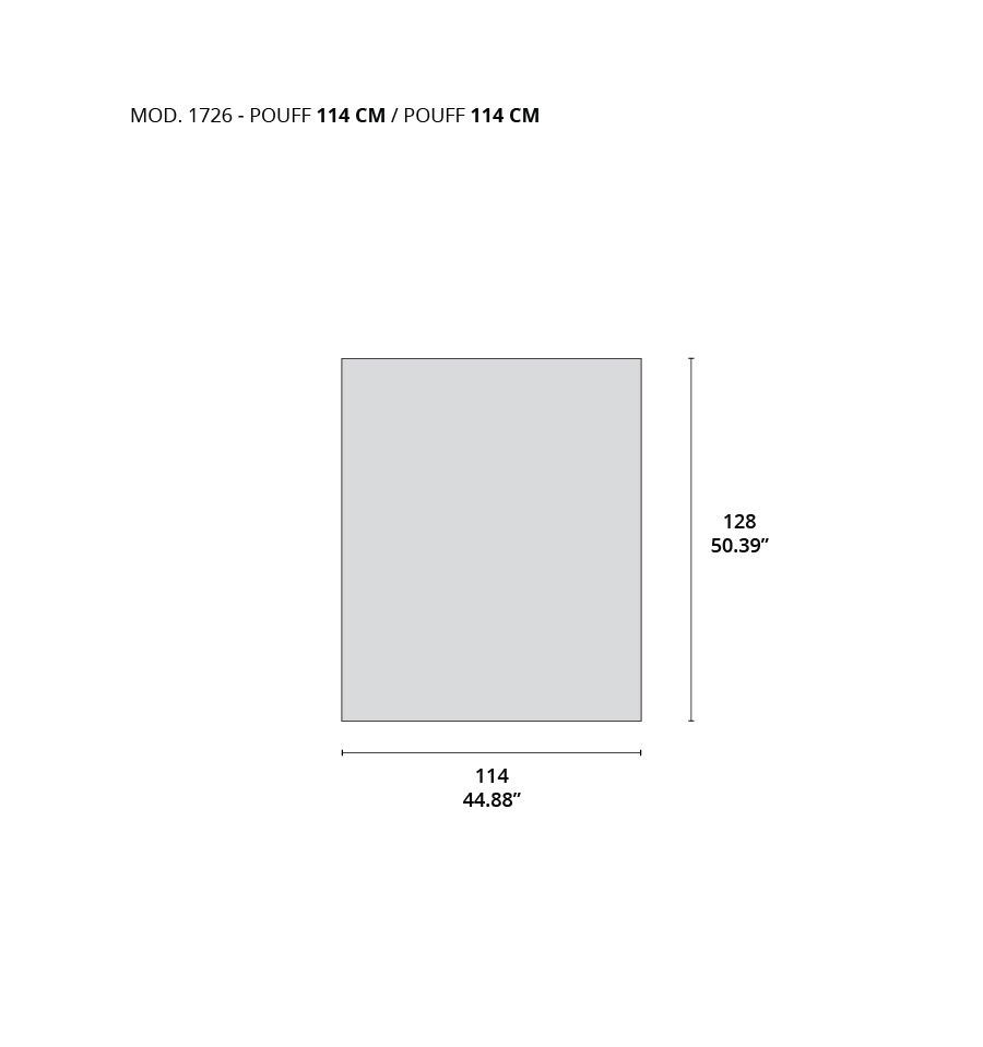Mod. 1726 - pouff 114 cm-tecninova Mod. 1726 - pouff 114 cm-tecninova