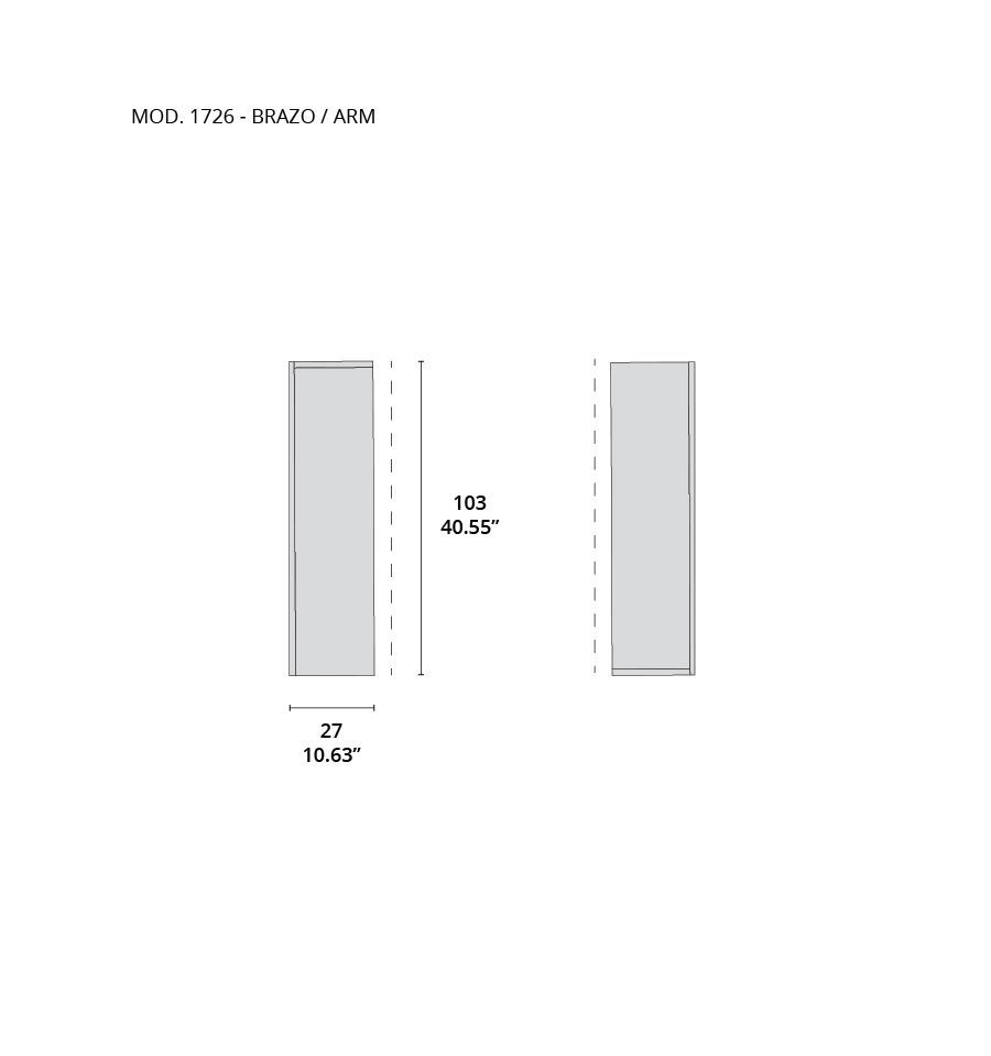 Mod. 1726 - brazo tecninova Mod. 1726 - brazo tecninova