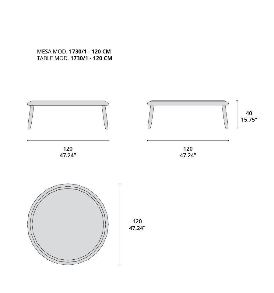 Outdoor table mod. 1730/1 tecninova Outdoor table mod. 1730/1 tecninova