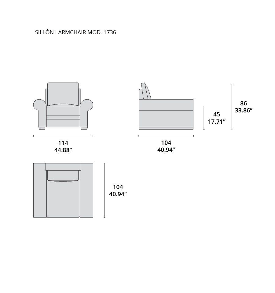 sillón mod. 1736 tecninova sillón mod. 1736 tecninova