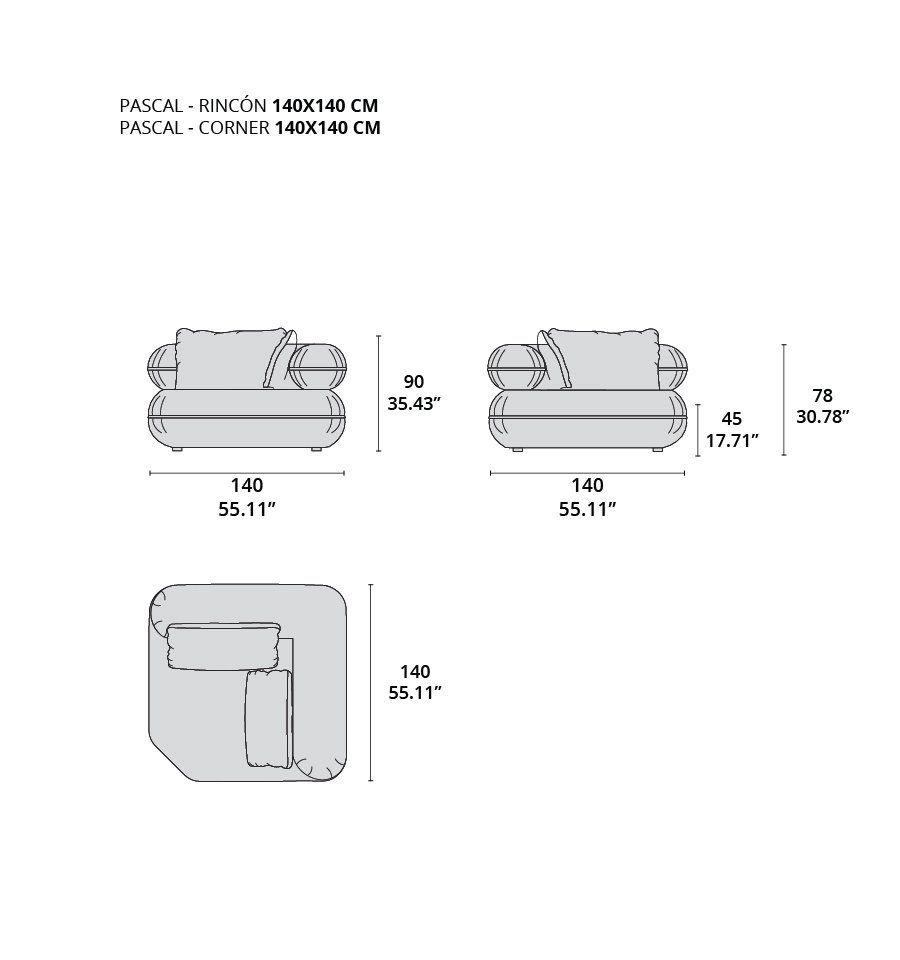 pascal rincon low - 140x140 cm tecninova pascal rincon low - 140x140 cm tecninova