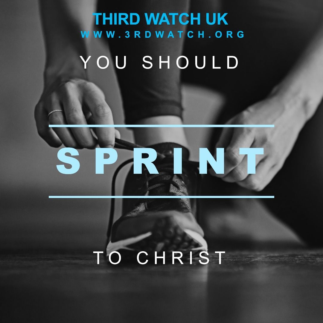 Sprint to Christ,in a world full of distractions, we must run with purpose toward Jesus